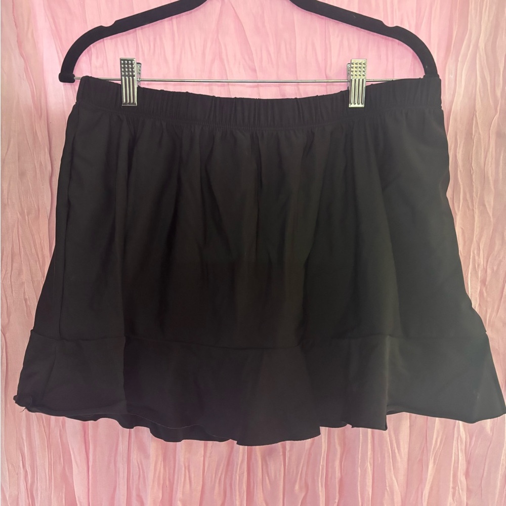 Black Swim Skirt